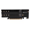 Quad M.2 NVMe to PCIe 4.0 X16 Adapter 4 Port