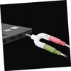 LALAFINA U Shape 3.5mm Headphone Splitter Adapter Mic Converter Stereo