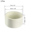 sourcing map 63mm PVC Pipe Cap Fitting, Slip End Caps
