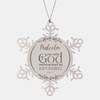 Inspirational Malcolm Christmas Ornament Engraved Snowflake for Colleague Coworker Family,