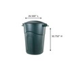 United Solution ECOSolution 32 Gallon Garbage Can, ECO Green, Easy