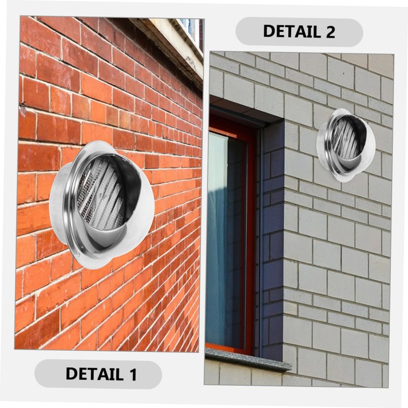 TEHAUX Exhaust Vent Cap Outdoor Vent Cover for Range Hood