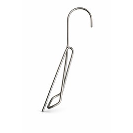 Orchid Nerd 6-Inch Clip-On Pot Hanger, Galvanized Steel, Fits Clay and Plastic Pots with Rim, Vertical Plant Hook for Trellis Fence Rack, 5 Pack