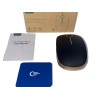 Jelly Comb Slim Wireless Mouse 2.4GHz USB Receiver Black &
