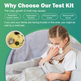 Carethetic Mold Test Kit for Home – 6 DIY Air, Surface & HVAC Tests : at-Home Mold Testing with Lab Analysis & Identification of Black Mold, Toxic Mold and More