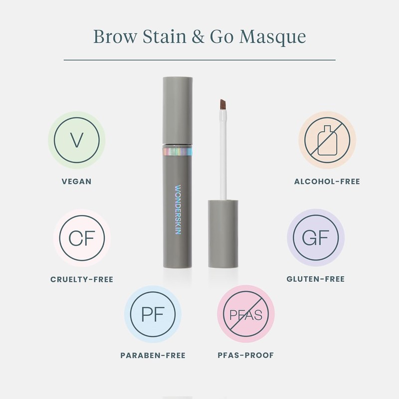 Wonderskin Wonder Blading Eyebrow Mask, Long-Lasting Eyebrow Mask, Transfer Proof