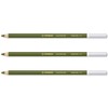 STABILO Chalk-Pastel Pencil CarbOthello - Pack of 3 - Olive