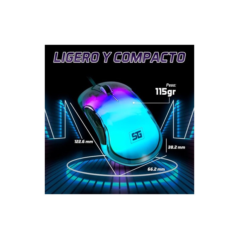 Vorago Mouse Gamer Alámbrico Start The Game MO-505 RGB 7200
