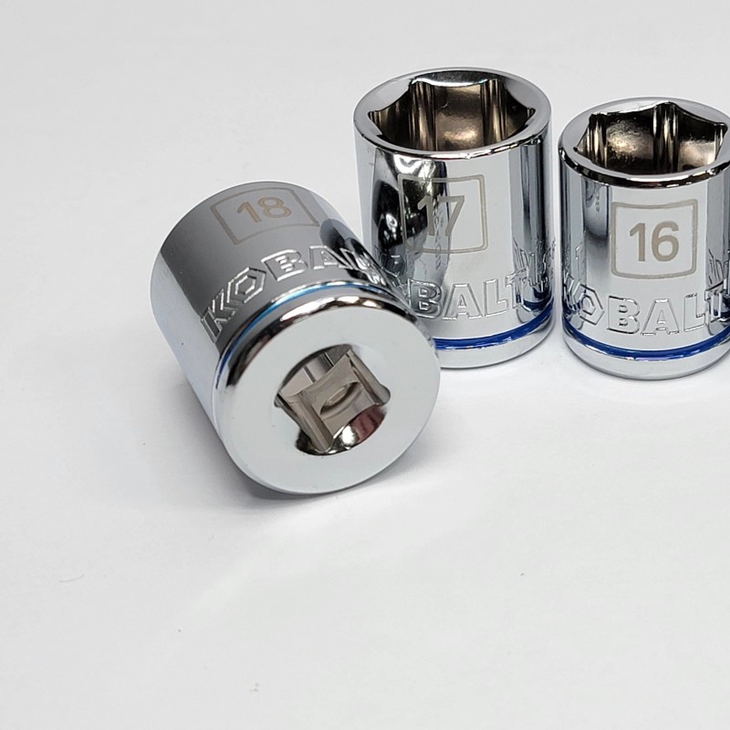 KOBALT TOOLS NEW - 9 PC KOBALT 3/8 INCH DRIVE