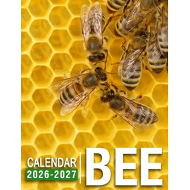 Bee Calendar 2026 - 2027: 2026 to 2027 Planner with US Holidays for Daily Planning and Seasonal Gift Giving