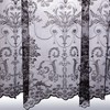 John Aird Victoria Lace Curtain Finished In Black ~ Width