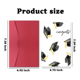 College High School Graduation Card for Daughter Son Nephew Congrats Graduation Card Gifts for Her Him Men Women Granddaughter Grandson Congratulations Graduate Cards with Envelopes