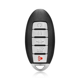 Keylessbest Replacement for Nissan Murano SL Pathfinder Key Fob Remote Control 2015 2016 2017 2018 5 Buttons 433MHz KR5S180144014,Black