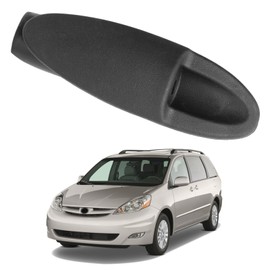 Antenna Base Grommet Compatible with Toyota Sienna 2004-2010 - Replacement for OEM 86392-AE010 Rubber Adapter Mount Bezel, Ornament Cover, Anti-Shake Topper (Black)