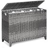 Laundry Hamper with 4 Removable Liner Bags; 176L Handwoven Rattan