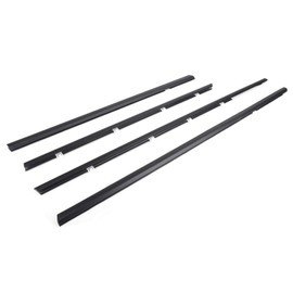 Areyourshop 4pcs Car Weatherstrip Window Moulding Trim Seal Belt fits for Honda Civic 2012 2013 2014 2015