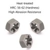 4 x Right Hand Thread Round Die Carbon Steel Manual