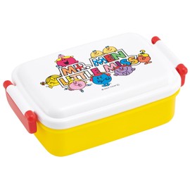 Skater Mr.Men Little Miss RBF3ANAG-A Children's Lunch Box, 16.9 fl oz (450 ml), Fluffy, Domed, Antibacterial, Made in Japan