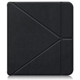 Gylint Origami Case for Kobo Libra Colour 7 Inch, The Thinnest and Lightest Leather Smart Cover Case for 7" Kobo Libra Colour (2024) / Kobo Libra 2 (2021) eReader with Auto Wake Sleep Feature Black