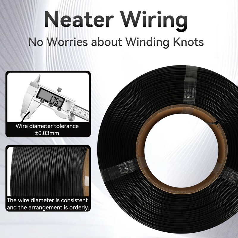 Kingroon Kingroon PLA Filament 1.75mm Without Tray 3D Printer Filament