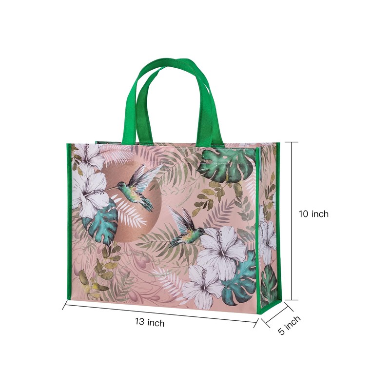 WRAPAHOLIC Large Reusable Gift Bag with Handles - 10 x