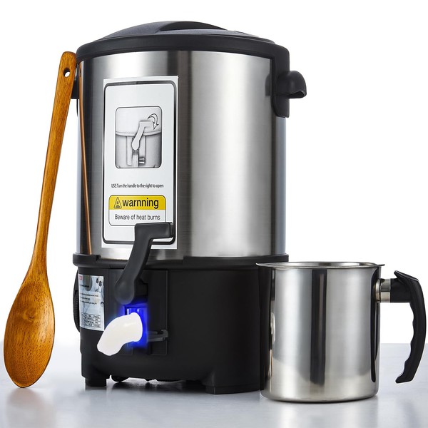 KQU Candle Wax Melting Pot with Spout, Electric Wax Melter