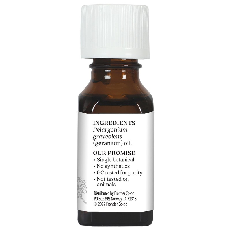 Aura Cacia 100% Pure Geranium Essential Oil | GC/MS Tested