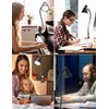 LTZEMOO Desk Lamp 3 Color Modes 10 Brightness Dimmer Reading