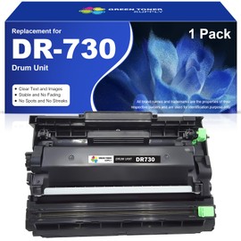 Compatible DR730 Drum Unit Replacement for Brother DR 730 DR-730 Drum Unit for DCP-L2550DW HL-L2350DW HL-L2370DW MFC-L2710DW MFC-L2750DW Printer, (1 Pack, NOT Include Toner)