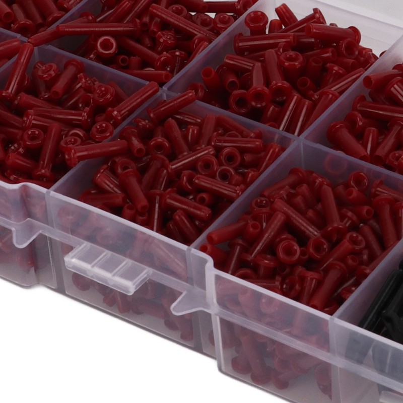 POWERTI 1500Pcs 1 Box Badminton Racket Racquet Grommets Eyelets Replacement