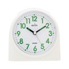 Bentima by Acctim 14702 Sweeper One Non-Tick Alarm Clock, White