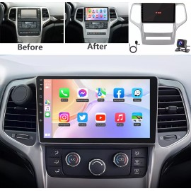 FORTDOWS For 2011-13 Jeep Grand Cherokee GPS Navi Android 12 Car Radio Stereo Carplay 32G