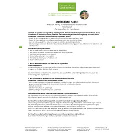 Sanct Bernhard Mariendistel-Kapseln mit Mariendistelfrüchte-Extrakt 90 Kapseln