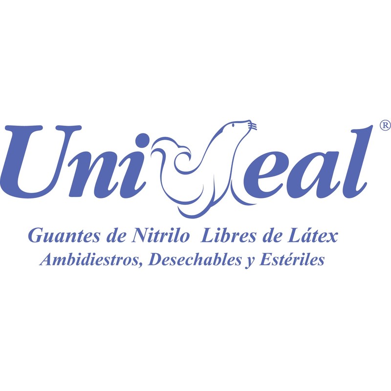 Uniseal Guantes de Nitrilo Estéril UniSeal 100 piezas Azul (M)