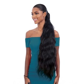 Milky Way Organique Pony Pro Easy Wrap Around Ponytail Body Wave 32" (Pack of 3, 130)