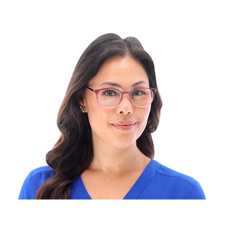 Tri Focus 2.5 Round Reading Glasses, Purple