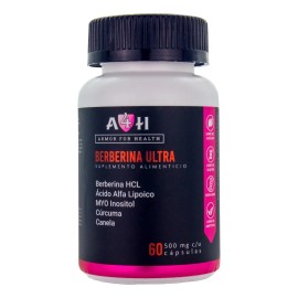 Suplemento Acido Alfalipóico Berberina Inositol 60 Caps A4h Sabor Sin Sabor
