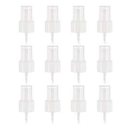 uxcell 12 Pcs White Spray Top, 24/410 Fine Mist Sprayer Reusable Replacement Spray Bottle Pump Plastic Top for Essential Oil Hair and Body Sprays Bottle