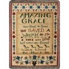 Manual 50 x 60-Inch Tapestry Throw with Fringe, Amazing Grace