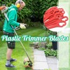 100 Pcs Plastic Grass Trimmer Blades, Cordless Strimmer Blades 83
