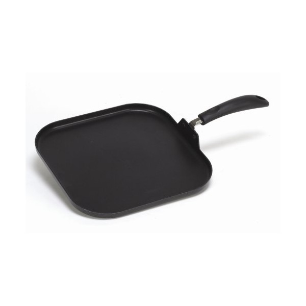 IMUSA USA 10.5" Nonstick Premier Square Griddle Pan with Handle