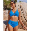 AI'MAGE High Waisted Bikini Sets Two Piece Tummy Control Swimsuits