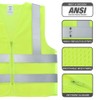 Neiko 53958A High-Visibility Safety Vest with Reflective Strips for Emergency,