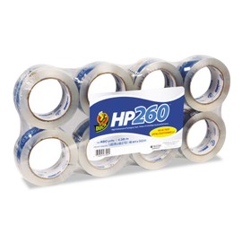 Duck 0007424 Hp260 Packaging Tape, 1.88-Inch X 60Yds, 3-Inch Core, Clear, 8/Pack