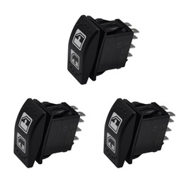 710004979 Power Window Switch Left Driver Side 705800048 Compatible with Can-Am Defender HD8 2016-2021 Defender HD10 2016-2022 Defender Max HD8 2018-2019 Defender Max HD10 2018-2022 8 Pins 3 Pack