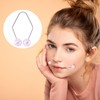 CustomyLife 2pcs Natural Dimple Maker for Cheeks, Purple Facial Muscle