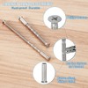 PATIKIL Cabinet Handle Screws M3x60, 10 Set Break Away Screws
