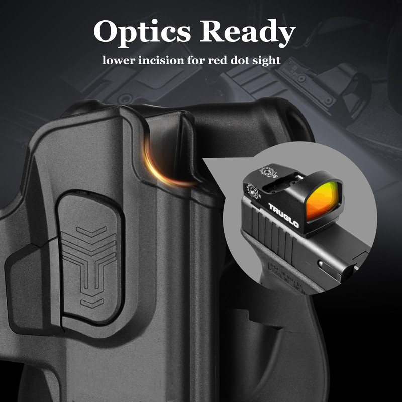S&W M&P Shield EZ Holster, OWB Holster for Smith Wesson