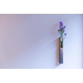 Kyoto Hanakitsu Single Vase, Wall Hanging, Shigaraki Ware, Pottery, Flower Base, 3 Types (Black Grilled)