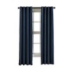 Curtainworks Lenox Grommet Curtain Panel, 50 x 132 in, Navy